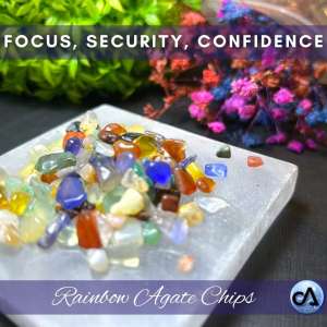 Colorful Rainbow Agate Chips [HARMONY AND STABILITY] Natural Authentic Crystal Stones - 25grams per order