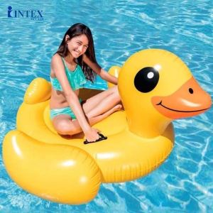 Phao bơi vịt vàng khổng lồ cao cấp chiều cao 1.4m - LYLYSPORTS