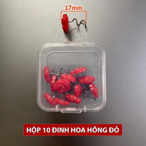 Hộp 10 Đinh Cố Định Ga Giường Nút Ghim Xoắn Chống Trượt Thảm Nệm Đệm Ghế Hamart Tiện Lợi