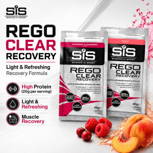Science in Sport SiS Rego Clear Recovery 46g Travel Pack Endurance Training Athlete Single Serving 1 Pack