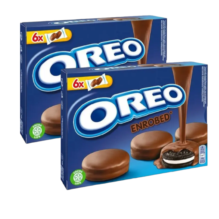 [Bundle of 2] Oreo Sandwich Cookies Coated with Milk Chocolate 246g ...