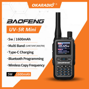 Baofeng UV-5R Mini Walkie Talkie  Bluetooth Programming Dual Multi-Band Handset Two-Way Radio COD