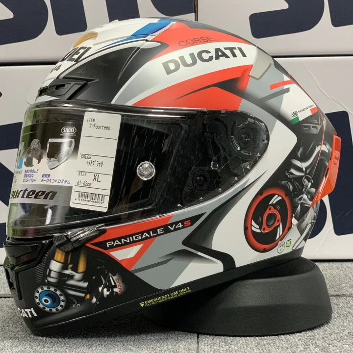 新品 SHOEI X-14 Ducati PANIGALE V4 M SHOEI Helmet SHOEI Full Face Motorcycle Helmet SHOEI X14
