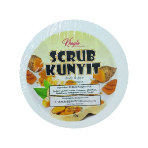 Khayla Scrub Kunyit Rawatan Kulit Kusam & Menanggalkan Sel Kulit Mati