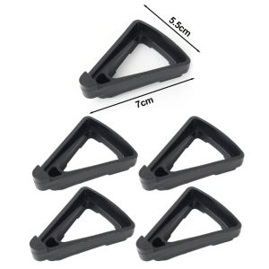 10/5ชิ้นฐานกระถางดอกไม้ระบายอากาศได้ดีถาดสามเหลี่ยมกระถางดอกไม้ยกได้ป้องกันการสะสมของน้ำพรมเช็ดเท้าสวนปลูกต้นไม้กระถางเครื่องมือป้องกันการสะสมของน้ำ