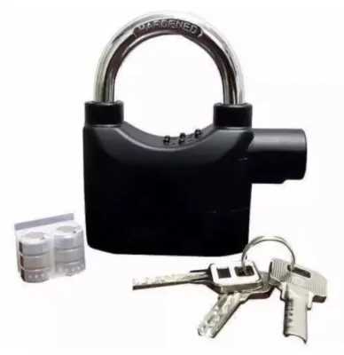Waterproof Siren Alarm Lock Security Motorcycle Bike Bicycle Padlock Anti Theft