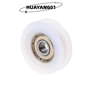 HUAYANG01 [2023 new HOT FASHION] New 6x30x10mm U Groove Metal Shield Nylon Pulley Wheels Roller Ball Bearings