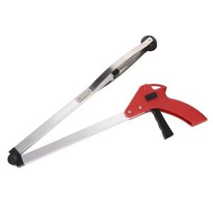 Foldable Garbage Picker Tong Claw Pick Up Stick Picking Tool Waste Gripper Outdoor Leaves Grabber