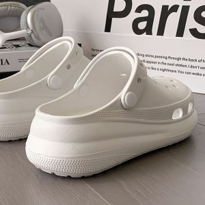 [Free Shipping] Fashionable Puff Clogs For Women Ladies Outdoor Sandals Beach Slippers Home Slippers WomenS Closed-Toe Slippers
