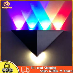 Wall Lamp 5W Led Triangle Colorful Lantern Corridor Light Sconces Wall Lighting Decoration Geometry Wall Light Led Wall Light for Livingroom Room Indoor Outdoor