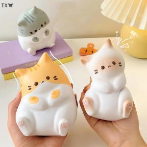 SHNGki Mèo mới giảm căng thẳng Squishy Đồ chơi PU chậm tăng bóp Antistress bóng phim hoạt hình bảng đồ trang trí Squishy giảm căng thẳng Đồ chơi