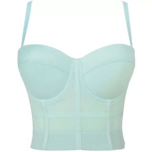 Open back bra solid color bra small sling detachable shoulder strap shaping short dancers chest womens bra