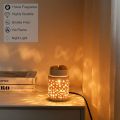 Ceramic Wax Melt Warmer,Candle Wax Warmer Night Light,2-in-1 Electric Wax Melter and Fragrance Warmer for Scented Candle Wax Burner Home Office Decor Mothers Day Birthday Gifts for Women(dot). 