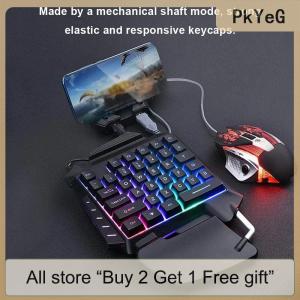 [COD] PkYeG Tool One-Handed Mechanical Gaming Keyboard RGB Backlit Portable Mini Gaming Keypad