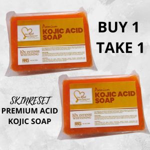 Buy 1 Take 1  Skin Reset Kojic Acid Soap 10X Intense Whitening with Micro Peeling 135g