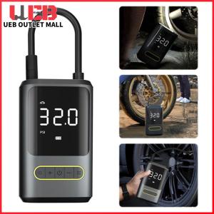 UEB ปั๊มลมไฟฟ้าพร้อมไฟ LED และหน้าจอแสดงพลังงาน - เครื่องปั๊มลมที่จำเป็นสำหรับการบำรุงรักษายางรถยนต์และจักรยาน