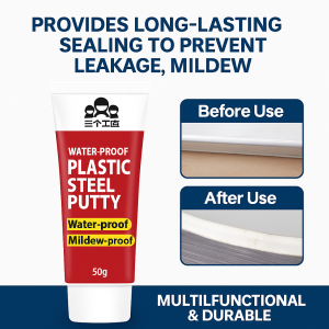 Bathroom special plastic steel mud antimold waterproof adhesive white caulking sealant