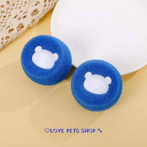 Dụng cụ lấy lông rụng Chó Mèo tóc rụng trên quần áo và cho máy giặt hình gấu trúc - Love Pets Shop