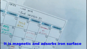 Từ tính khô Xóa biểu đồ việc lặt vặt cho tủ lạnh lịch tháng Bảng lịch hàng tuần bảng trắng hàng tuần