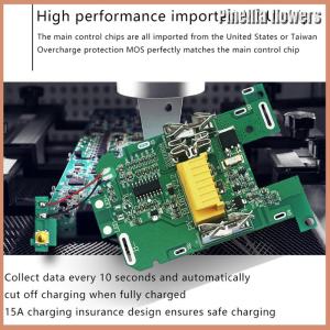 【Pinellia flowers】 BL1830 Li-Ion Battery BMS PCB Charging Protection Board for Makita 18V Tool