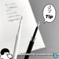 Black Gel Pen 0.5mm Pen Pulpen Gel Retractable Tinta Hitam 0.5mm - Best Stationary. 