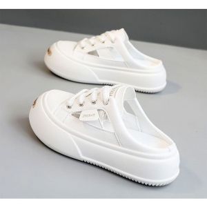 WYN Sneakers Wedges Slop Kekinian Fashion Wanita Korea KG2827