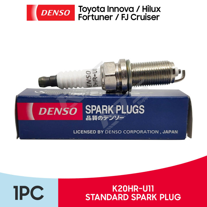 Spark Plug Reference Innova Denso K20HR-U11 Standard Spark plug for Toyota Innova 2.0 / Fortuner 2. ...