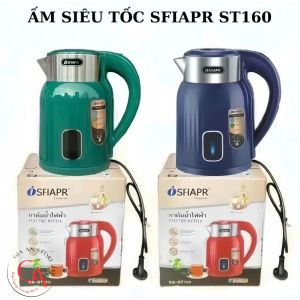 Ấm Đun Nước Siêu Tốc SFIAPRT ST160 Dung Tích 2.5L (Thực Tế 1.8L) Tự Động Ngắt Khi Sôi