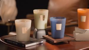 M&SENSE Large Candles Caramel Pumpkin Latte Scented 3 Wick Natural Soy Candles for Home Scented 150H Long Lasting Slow Burn Jar 35oz Home Fragrance Halloween Thanksgiving Christmas Gifts