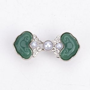 CLM 1ชุด ตะขอกางเกง หัวเข็มขัดปรับขนาดกางเกงยีน สไตล์จีนคลาสสิก Fashion Pins