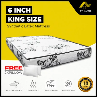 SV Home 5 INCH Single Mattress Tilam Synthetic Latex(Direct Factory) 5 INCH