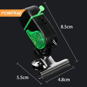 【PCWFKef】 1 cái báo động cắn cá báo động nhạy cảm cao báo động âm thanh chuông LED chỉ báo ánh sáng Clip-on cần câu buzzer phụ kiện câu cá