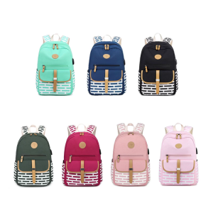 Lightweight Backpack for Teen Girls and Boys Laptop Backpacks School Bag with USB Charging Port Travel Book Bag