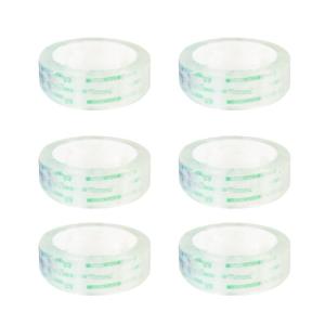 6/8/10/12 Rolls Clear Adhesive Tape Clear Wrapping Tape for Office School and Home 8mmx28m 12mmx28m 18mmx28m OR 19mmx20m