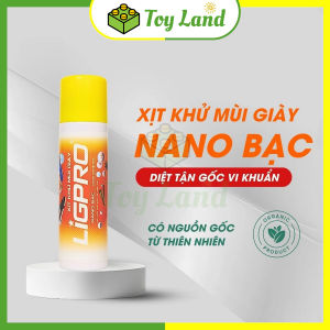 [Ligpro] Chai Xịt Khử Mùi Giày Sneaker 200ml Chiết Xuất Nano Bạc Khử Mui Hồi Chân Hiệu Quả