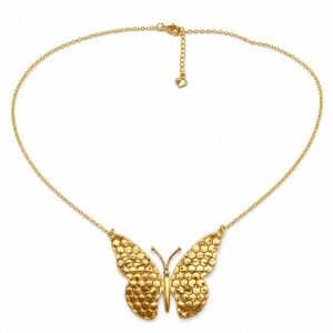 GYYT Thời trang Dây chuyền hình con bướm Tối giản 3/4/6cm dây chuyền hình con bướm Ngách Không gây dị ứng Vòng cổ bằng thép không gỉ Dành cho phụ nữ