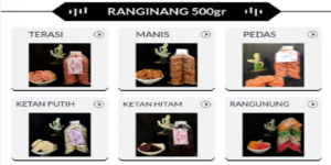 Rengginang Ranginang Mentah Varian 5 Rasa Murah - 500gram Asli Ciparay