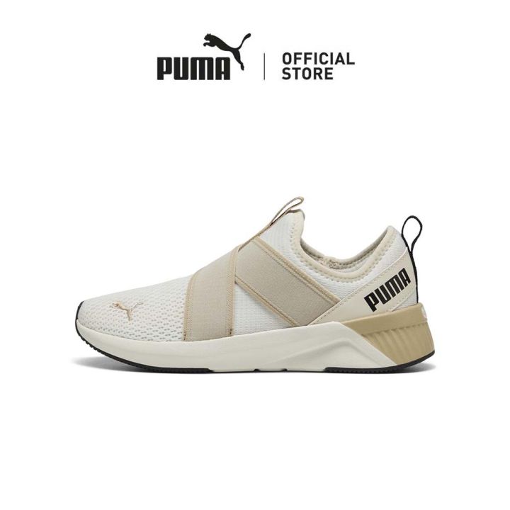 NEW] PUMA SOFTRIDE Harli Slip-On Running Shoes Women (White