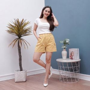 Celana Pendek Wanita Hot Pants Jeans Cargo Koreans Style Terbaru