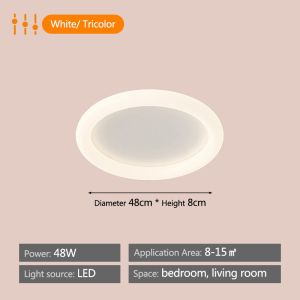 ENG-Lighting Tricolor Led Ceiling Light Ceiling Lamp Center Light Bedroom Light Modern Design Living Room Light