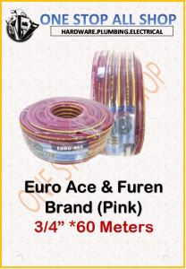 WATER GARDEN HOSE 3/4" * 60 METERS (PINK)