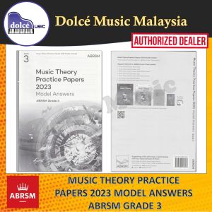 ABRSM - Music Theory Practice Papers 2023 Model Answers Grade 3