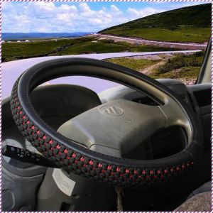 Steering Wheel Cover Feel Steering Wheel Sticker Ice Silk Sweat-absorbent and Non-slip Detachable