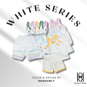 Hot weather Must wear! Baby eyelet Singlet set 6m-24m Free size | Baju Set Berlubang | 宝宝洞洞衣服套装