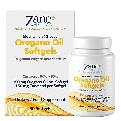[PREORDER] Zane Hellas Oregano Oil Softgels. The Highest Concentration in The World. Every