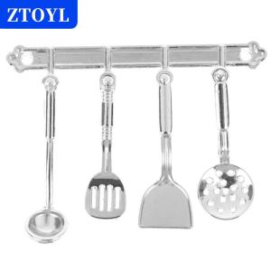 [COD]🔥🔥🔥ZTOYL 5Pcs set 1:12 Kitchen Dollhouse Miniature Cookware Tools Dollhouse Accessories