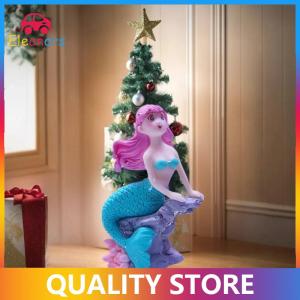 [Eleanor] 2Pcs Aquarium Treo Nàng Tiên Cá Bức Tượng Trang Trí Đẹp Nàng Tiên Cá Bể Cá Bàn Trang Trí Thủ Công Mỹ Nghệ Cho Aquarium Cảnh Quan