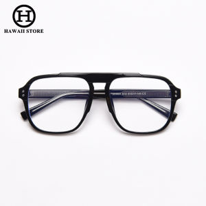 Hawaii Korea Style Brand Design High Quality Men Women Square Blue Light Blocking Glasses Gaming Glasses