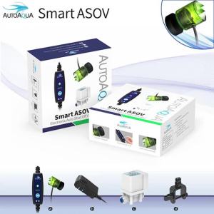 AUTOAQUA-Smart ASOV SASO-200V Electronic Auto Shut Off Valve For Seawater Fish Tank Water Supply RO Machine Intelligent 110-220V