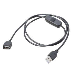 USB Extension Cable Extender Male to Female USB2.0 Extension Cord with Switches Fast Data Transfer for Printer Camera